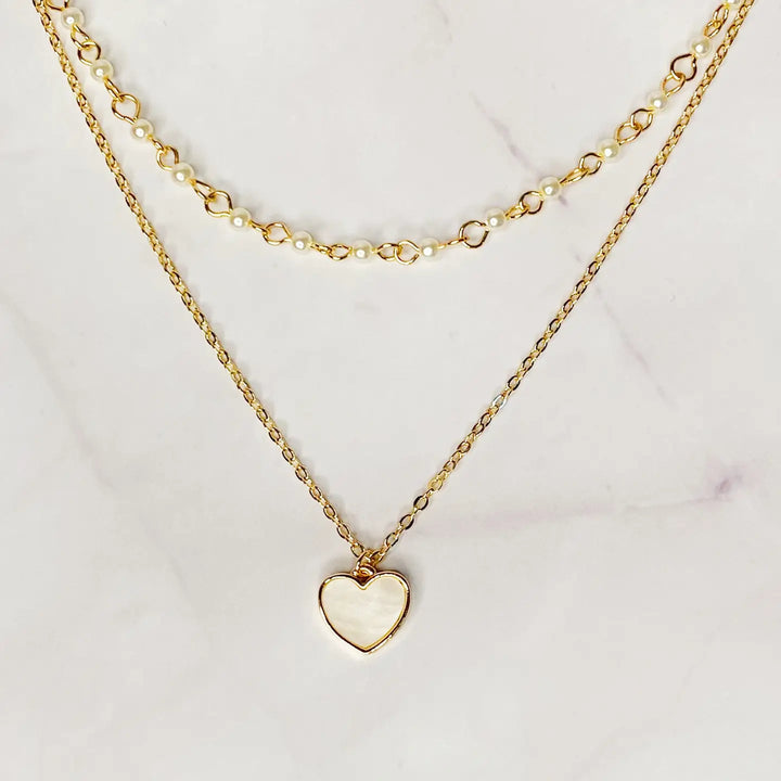 Golden Hour Heart Layers