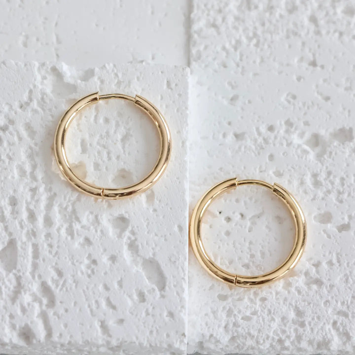 Golden Ease Hoops
