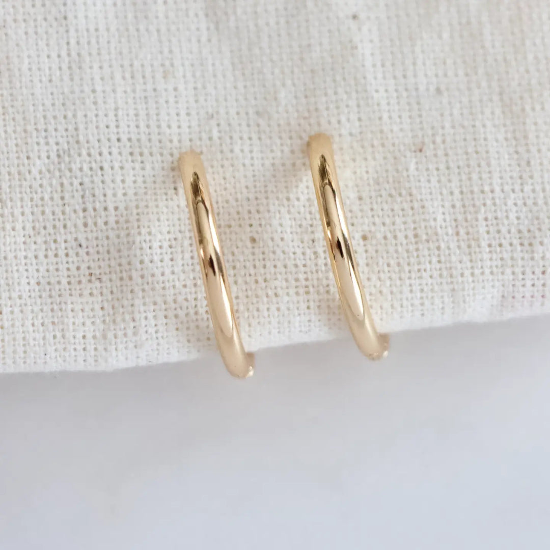 Golden Ease Hoops