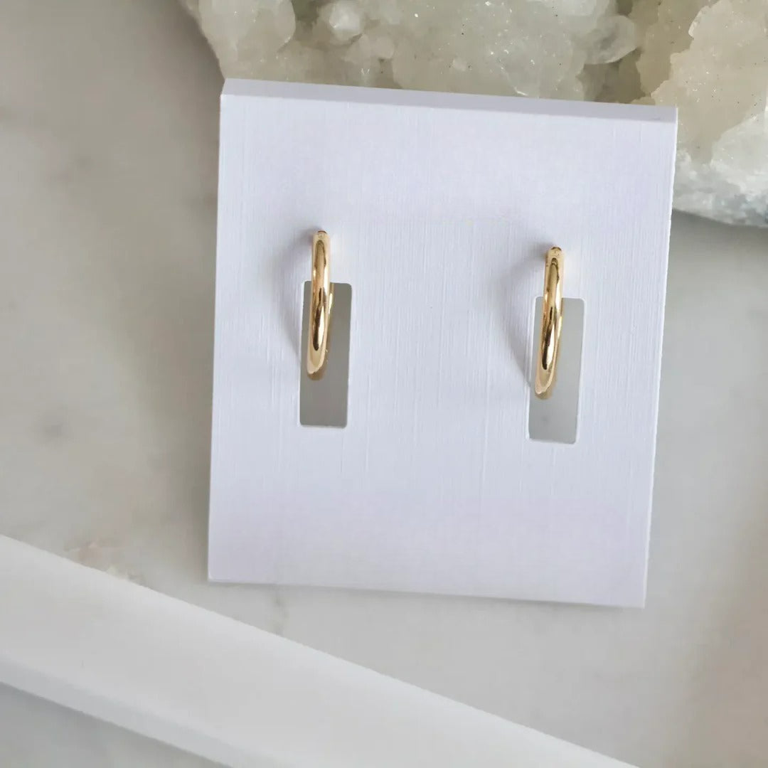 Golden Ease Hoops