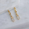 Crystal Teardrop Huggies