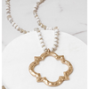Ivory Clover Long Necklace