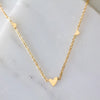 Triple Heart Necklace – Waterproof Gold