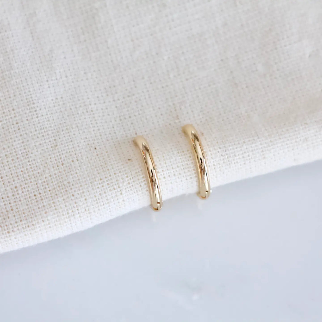 Golden Ease Hoops