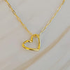 Hold Me Gold Heart Necklace