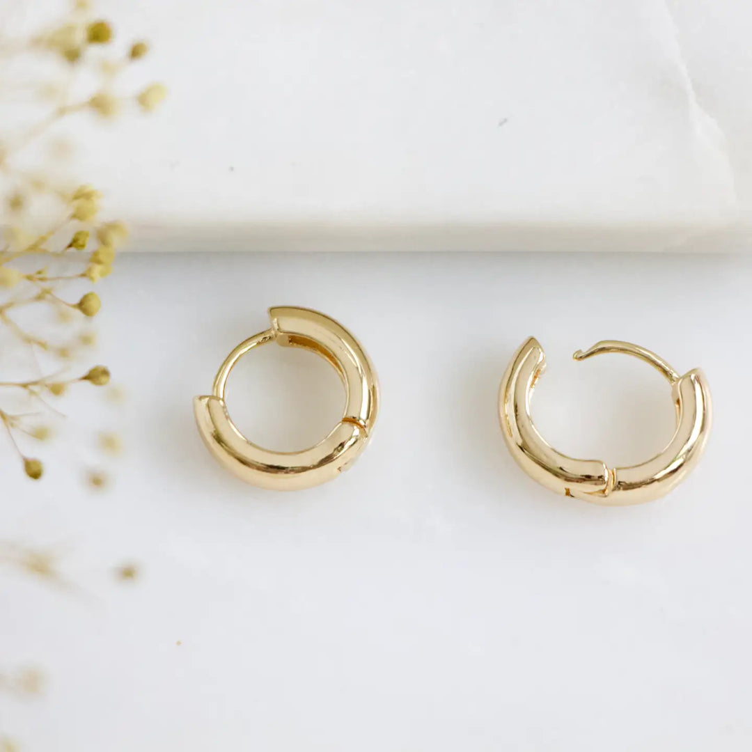 Golden Embrace Hoops