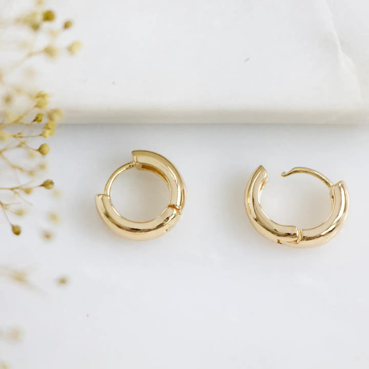 Golden Embrace Hoops