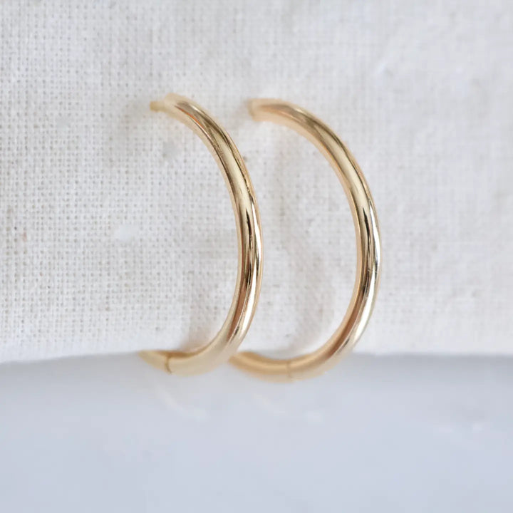 Golden Ease Hoops