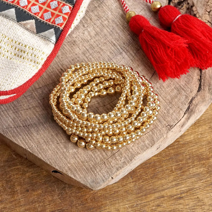 Golden Luxe Bracelet Stack