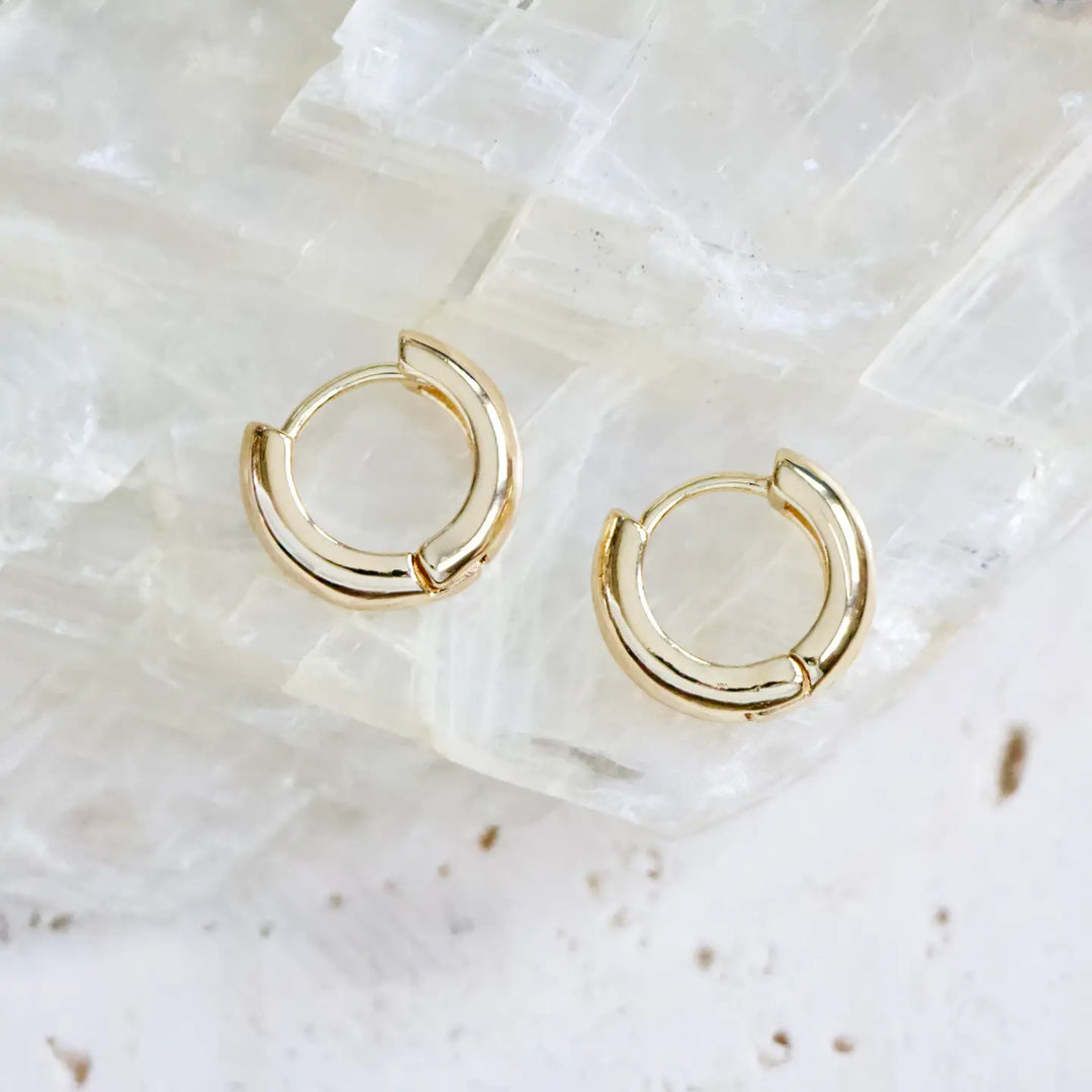 Golden Embrace Hoops
