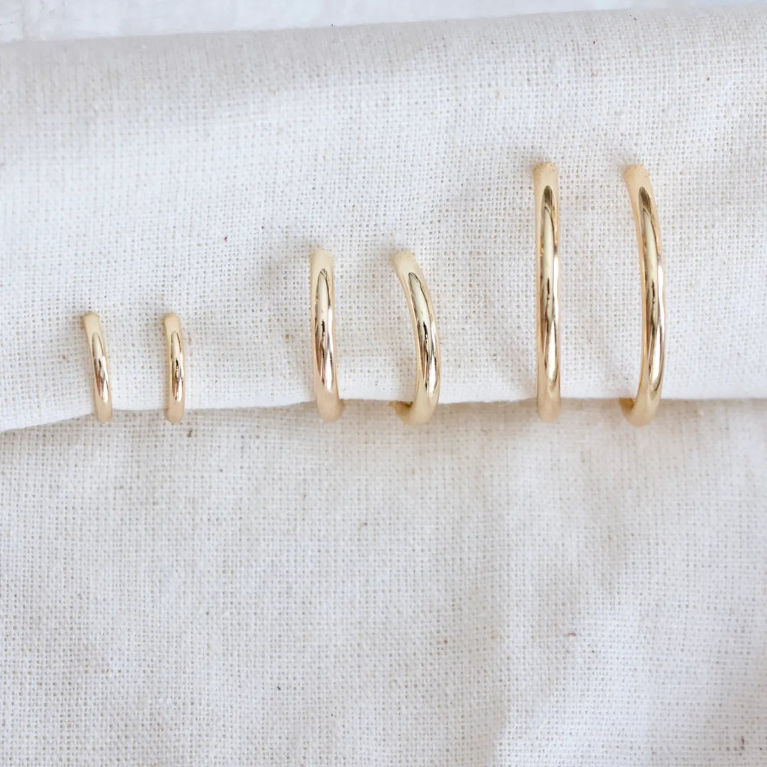 Golden Ease Hoops