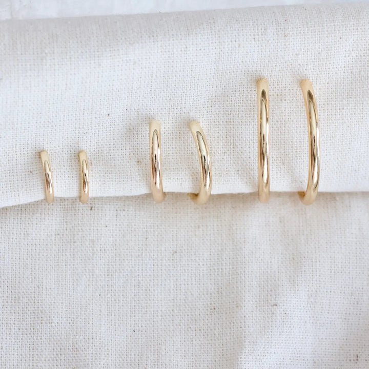 Golden Ease Hoops
