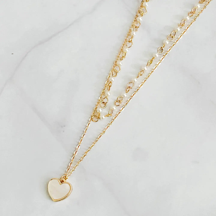 Golden Hour Heart Layers