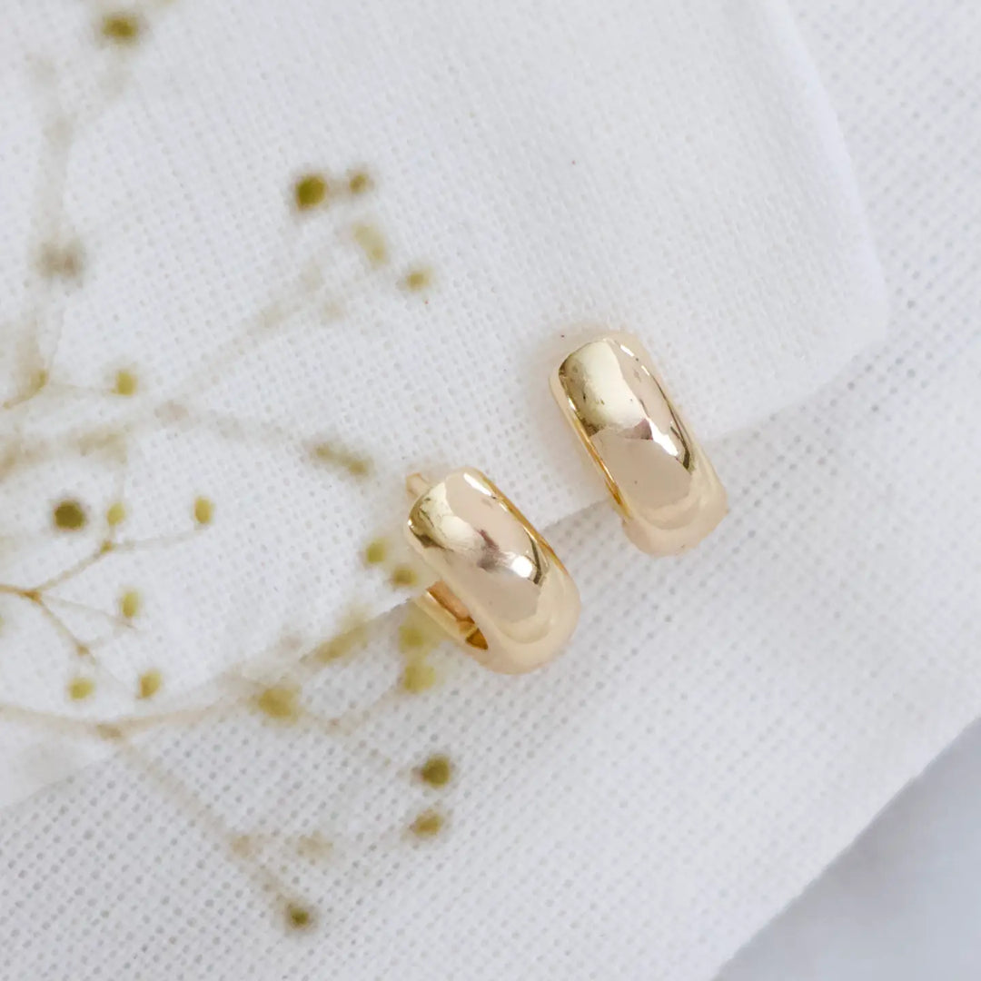 Golden Embrace Hoops